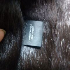 Plantaion うさぎの毛（本物）のコートの画像