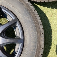 23年製　軽トラ軽バン　12インチ　スタッドレスタイヤ　アルミホイール4本セットの画像