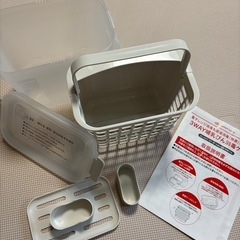 [使用20日間のみ］レック3WAY哺乳びん消毒ケース　アカチャンホンポの画像