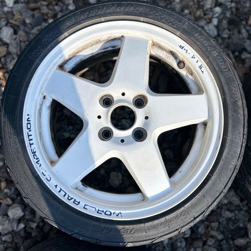 インパル IMPAL WRC 6j+50 15インチ オマケのns2r付き マーチ等 PCD100 