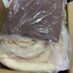 保管　未開封　布団　羽根7点セットの画像