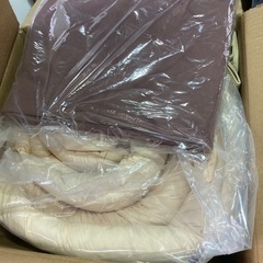 保管　未開封　布団　羽根7点セットの画像