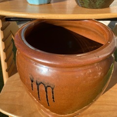 陶器　鉢　花瓶　常滑焼（とこなめやき）の画像