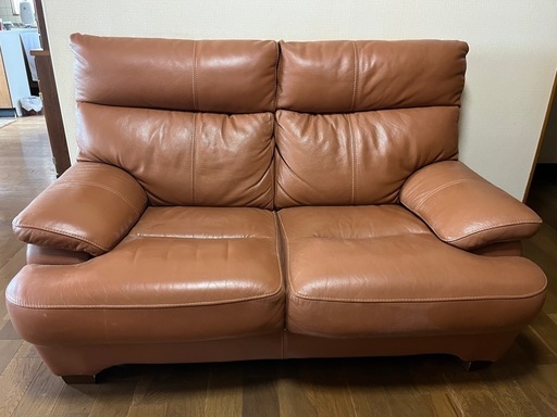 ニトリ高級レザーソファ　美品