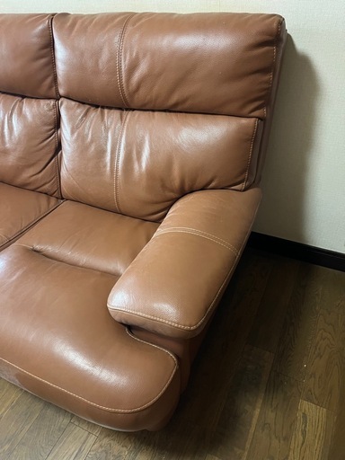 ニトリ高級レザーソファ　美品