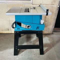 【動作品/美品】makita 255mm マルノコ盤 2703 専用スタンド付属の画像