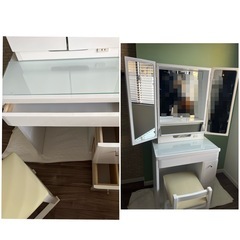 ニトリ　三面鏡➕1 コンパクトドレッサーの画像