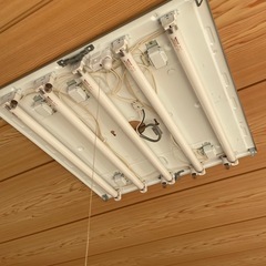 フラットシーリングライト 蛍光灯　和風の画像