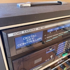 【昭和レトロ】HOME KARAOKE HK-90 カラオケデッキの画像