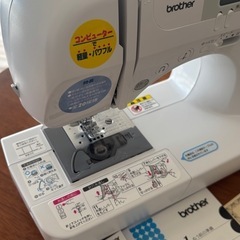ほぼ新品brother CPS4209コンピューターミシン 説明書・フットペダル・カバー付の画像