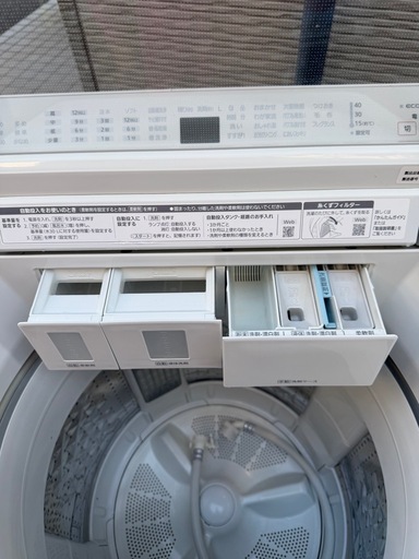 【美品】Panasonic NA-FA12V1 12kg 洗濯機　洗剤自動投入　　パナソニック　2023年製
