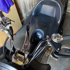 バイク　ハンドルのみ　自家塗装の画像