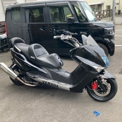 バイク　ハンドルのみ　自家塗装の画像