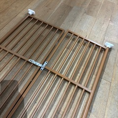 ペットゲージ 犬 猫 ドア付き ペットゲートの画像