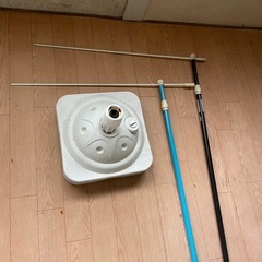 のぼり棒と注水台の画像