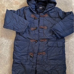 中綿ダッフルコート　紺色　男女兼用　女性L〜LL 、男性Mの画像