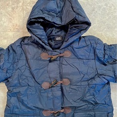 中綿ダッフルコート　紺色　男女兼用　女性L〜LL 、男性Mの画像