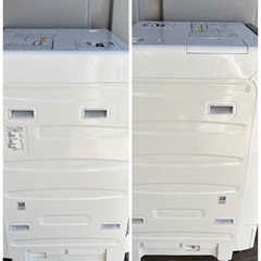 🔥🔥SHARPシャープ19年　ES-U111-TL ドラム式洗濯機ヒートポンプユニット乾燥 11/6kg 安心　分解　洗浄　済み　 設置まで対応　配達無🚚💦の画像