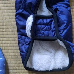 小型犬　犬服 2点セット フリースと裏ボアコート　冬物　新品　Мの画像