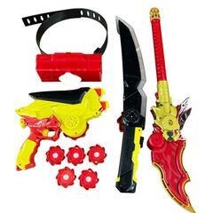 SG00001 ジャンク品 ドンブラザーズ　なりきりセット　DXザングラソード　戦隊ヒーロー　まとめ [0000000002609]の画像