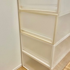 12/11までのお取引希望　ポリプロピレン 衣装ケース 小　中　4点　ペット、喫煙者無しの画像