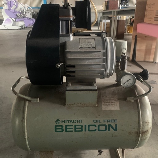 HITACHI オイルフリーベビコンOP-7S