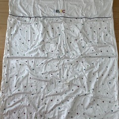西川産業ベビー羽毛布団、DELEC肌掛け布団、布団カバーの画像