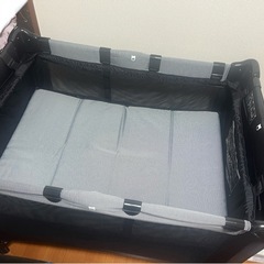 美品★KATOJI ニューヨークベビー プレイヤード お昼寝ベッドの画像