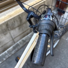 サイクルベースアサヒ　美品　自転車　ママチャリ　ホワイトの画像