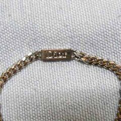 中古　ディオール　 Diorロゴプレートブレスレット、アンクレット　の画像