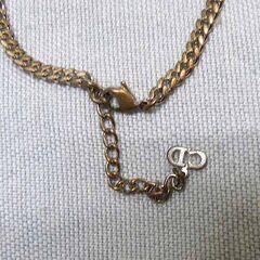 中古　ディオール　 Diorロゴプレートブレスレット、アンクレット　の画像