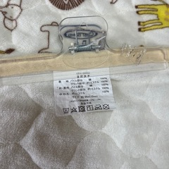 冬用ベビーベロア敷きパッド、暖か毛布の画像