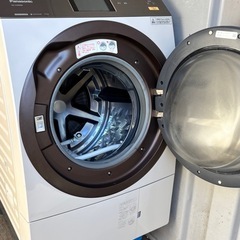 🔥🔥パナソニック　Panasonic NA-VX9900R 🔥🔥ドラム式洗濯機　ヒートポンプユニット　乾燥　11/6kg  脱水受けカバー　新品交換  安心　分解　洗浄　済み　設置まで対応　配達無料🚚💦 の画像