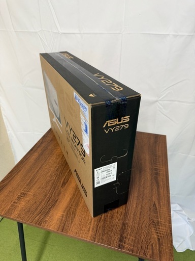 【未開封】ASUS エイスース VY279HE-W 27.0型 VYシリーズ IPSパネル搭載液晶モニター 1920×1080 D-sub HDMI1.4   2