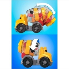 メガブロック(MEGA BLOKS) 1才からのメガブロック CATセメントミキサーカー 【ピース数9】 【1才~】 GFG11の画像