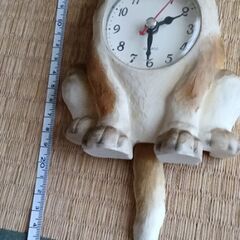 犬の壁掛け時計の画像