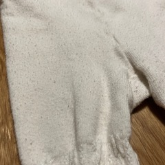 ユニクロ　90 ホワイト編み込みレギンスの画像