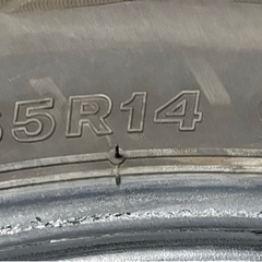 165/65R14 ブリヂストンスタッドレスタイヤのみ 4本 2021年製造の画像