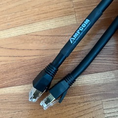 【ゲームなどにも】AMPCOM LANケーブル5m柔性剛性8.5mm径 高速安定通信の画像