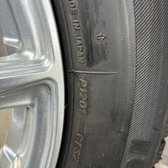 【美品】スタッドレスタイヤ(ホイール付き)185/60R15 ４本セットの画像