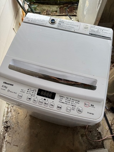 2021年式洗濯機！現状引き渡し！