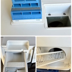 🔥🔥❷SHARP　ES-S7C-WL🔥🔥 ドラム式洗濯機乾燥 コンパクト　マンション　サイズ　洗濯7kg乾燥3kg 安心　分解洗浄済み　設置まで対応　配達無料🚚💦の画像