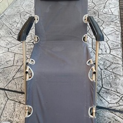 リクライニングチェア　フラット　キャンプ　椅子　アウトドアの画像