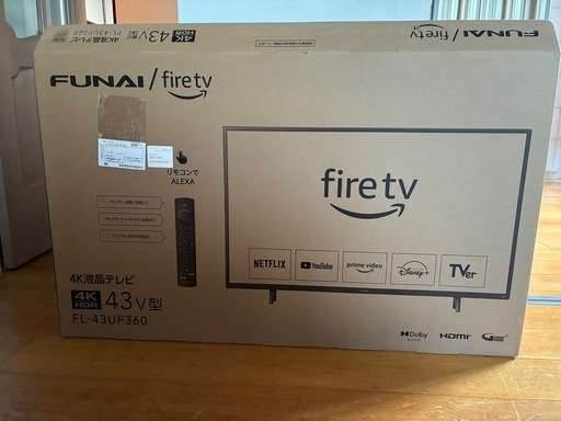 43V型　4K液晶スマートテレビ