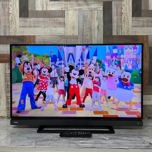 即日受渡❣️東芝 40V型 液晶テレビREGZAゲームモード外付HDD18500円