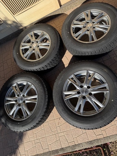 アルファードにて使用　スタッドレスアルミホイール4本セット