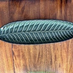 リーフ型　大皿　未使用の画像