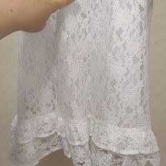 エプロン　ホワイトの画像