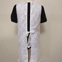 エプロン　ホワイトの画像