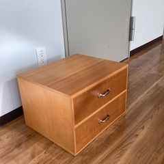 二段小引き出し【町田市再生家具】252555の画像